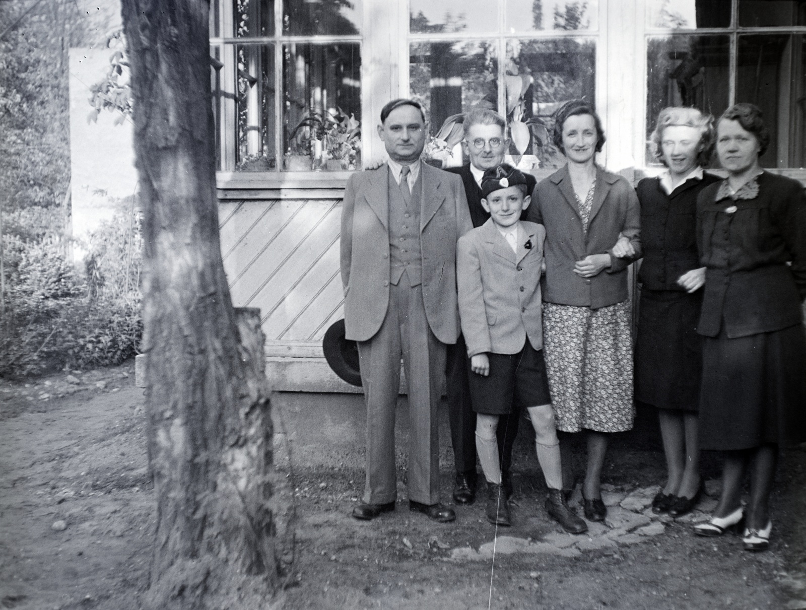 1934, Barbjerik Ferenc, family, tableau, Fortepan #148218