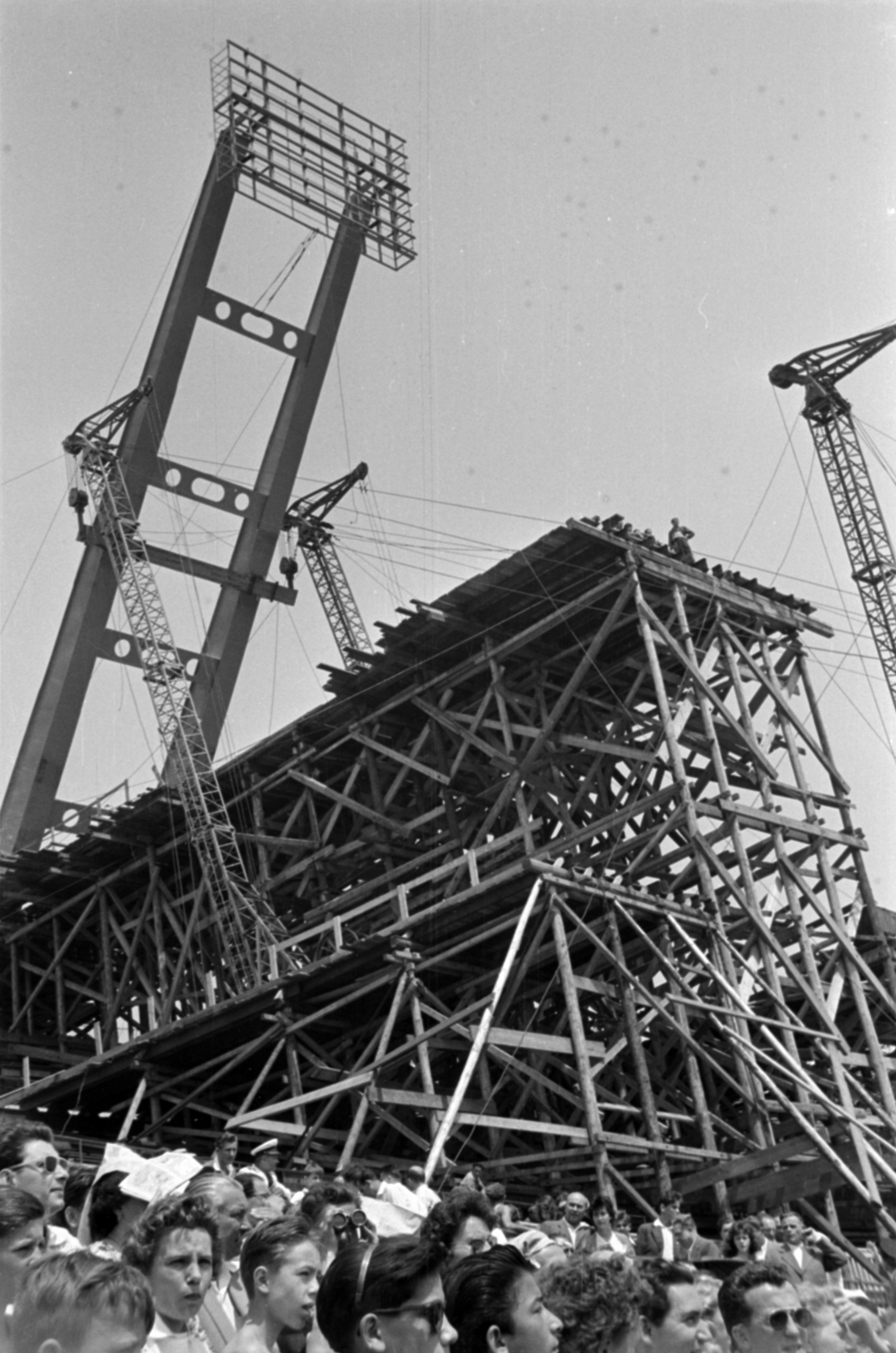 Hungary, Népstadion, Budapest XIV., a felvétel a Béke és Barátság sportünnepély főpróbája alkalmával készült, 1959. június 18-án., 1959, Barbjerik Ferenc, Budapest, Fortepan #148459