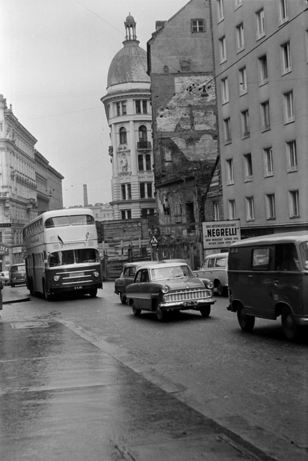 Ausztria, Bécs, Marc-Aurel-Strasse a Sterngasse felé nézve., 1962, Barbjerik Ferenc, Fortepan #148646