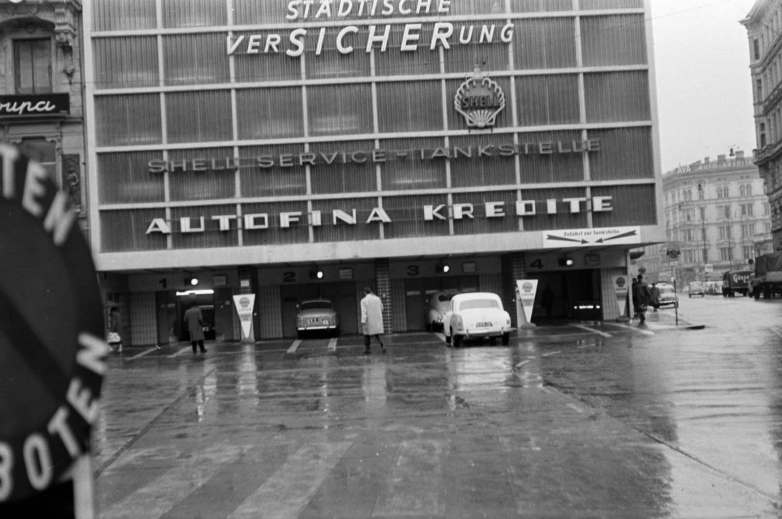Ausztria, Bécs, Neuer Markt, jobbra a Tegetthoffstrasse., 1962, Barbjerik Ferenc, Fortepan #148650
