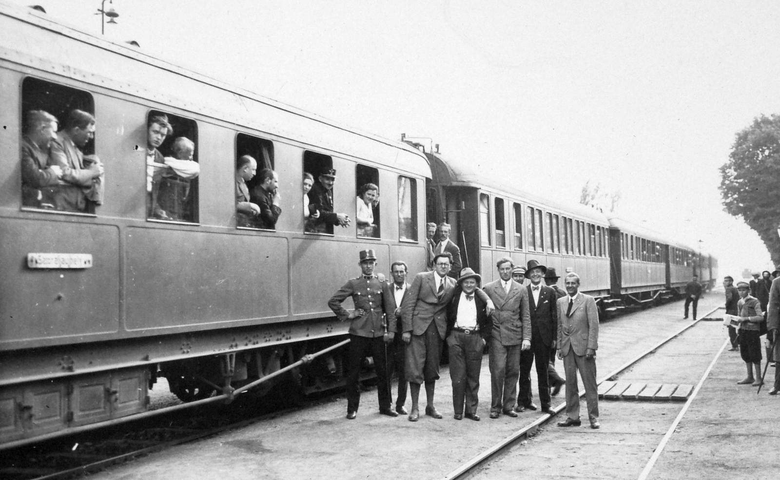 1939, Négyesi Pál, railway, tableau, Fortepan #14866