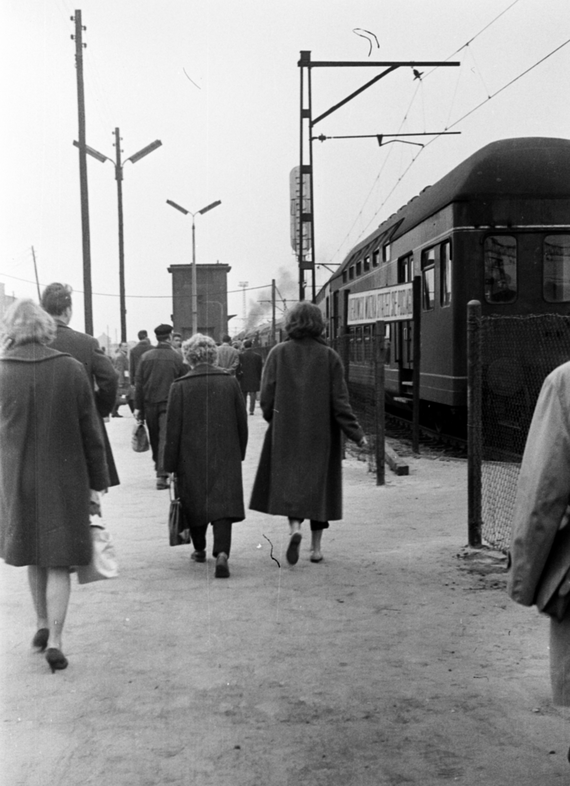 Poland, Katowice, vasútállomás., 1963, Barbjerik Ferenc, Fortepan #148762