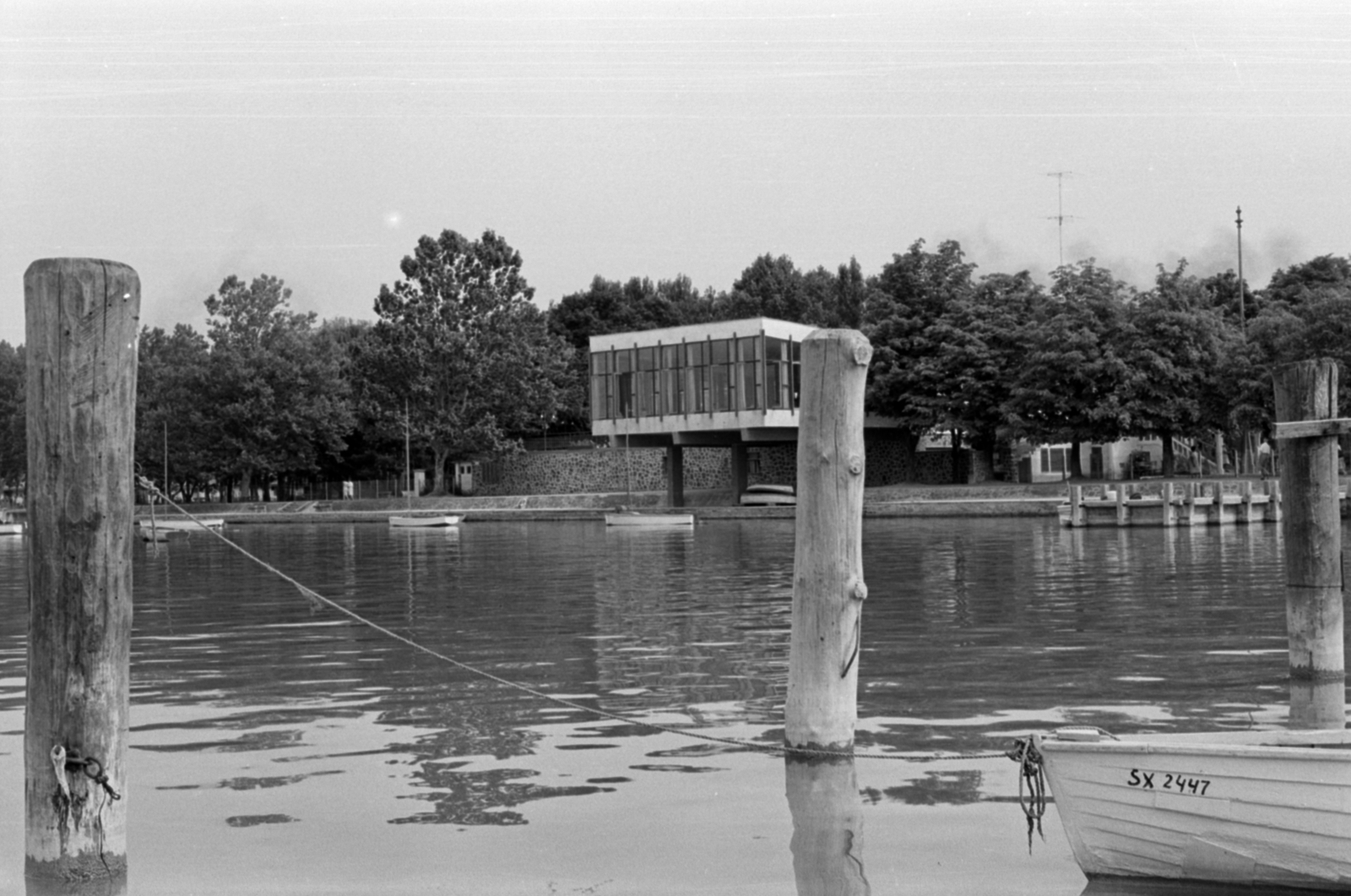 Magyarország, Balatonföldvár, kikötő., 1962, Barbjerik Ferenc, kikötő, Fortepan #148798