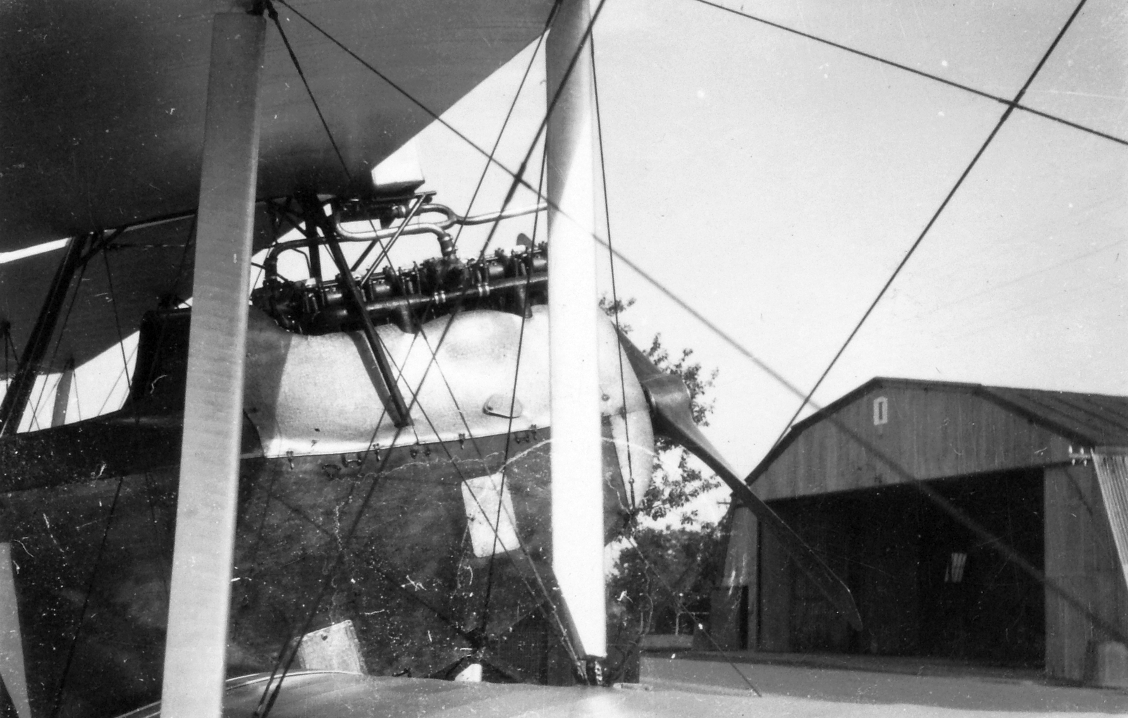 1936, Négyesi Pál, airplane, hangar, airport, Fortepan #14906