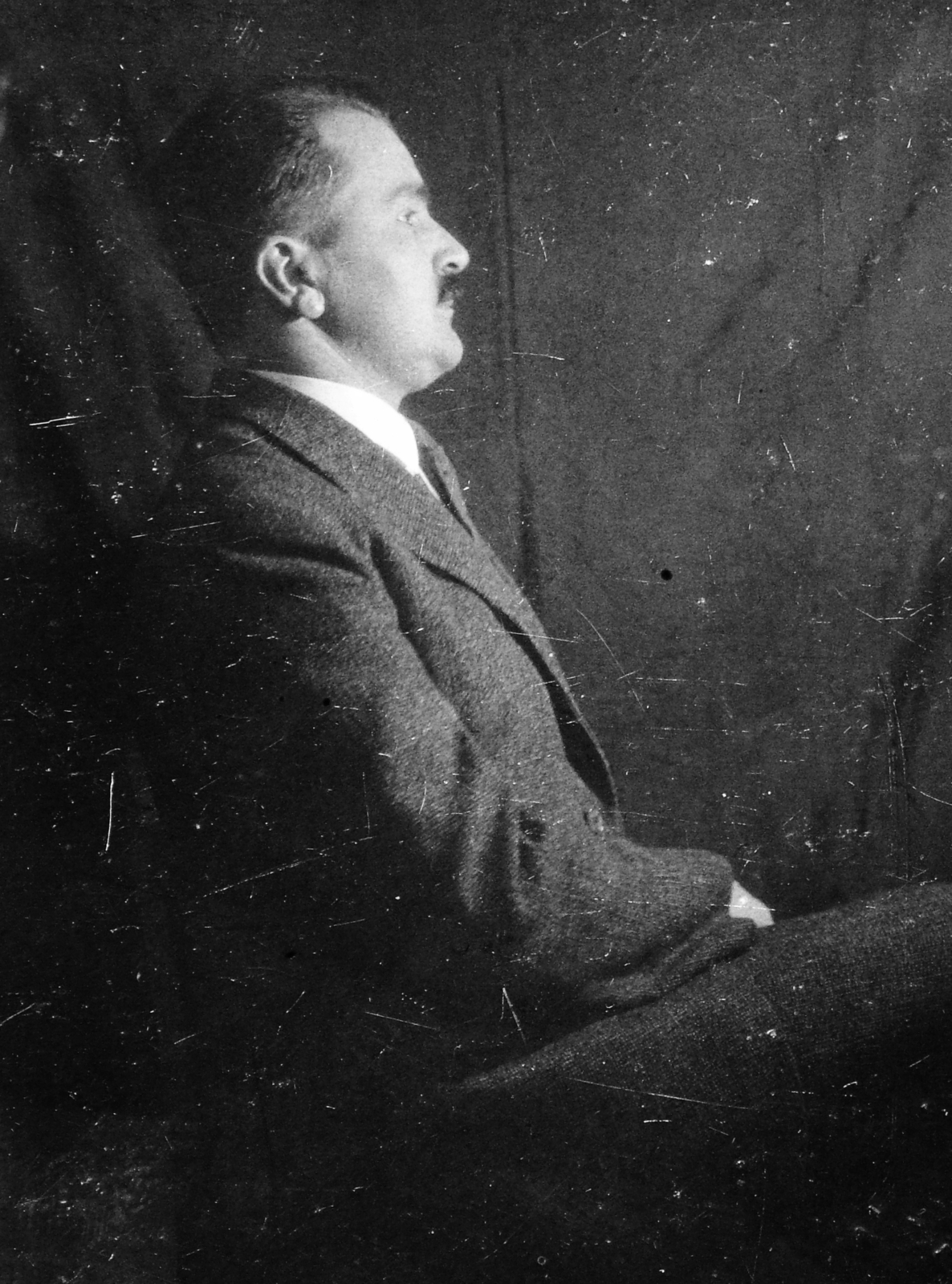 1930, Fortepan, portrait, man, face profile, Fortepan #14925