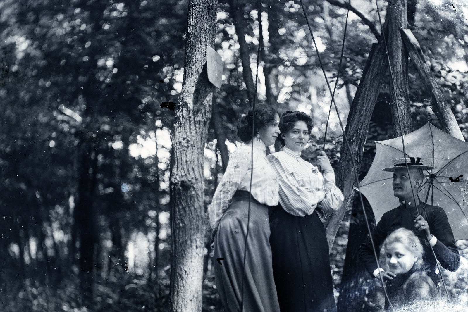 1910, Tóth Árpád, lady, sunshades, Fortepan #149336