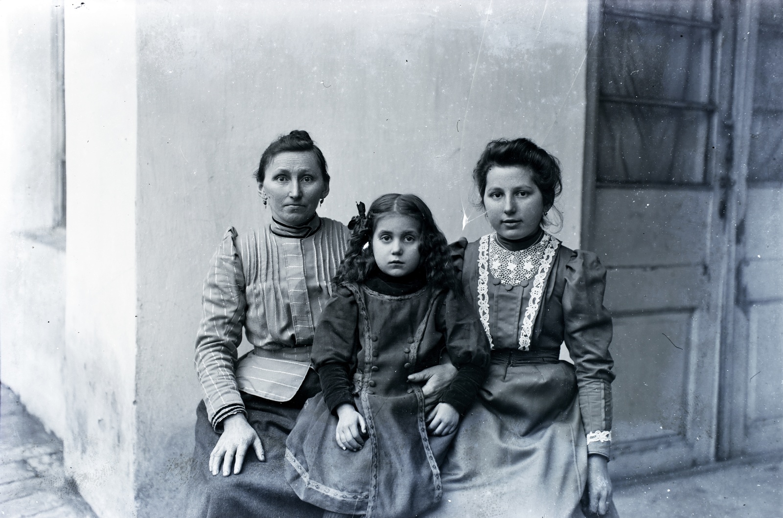 1918, Tóth Árpád, three people, Fortepan #149444