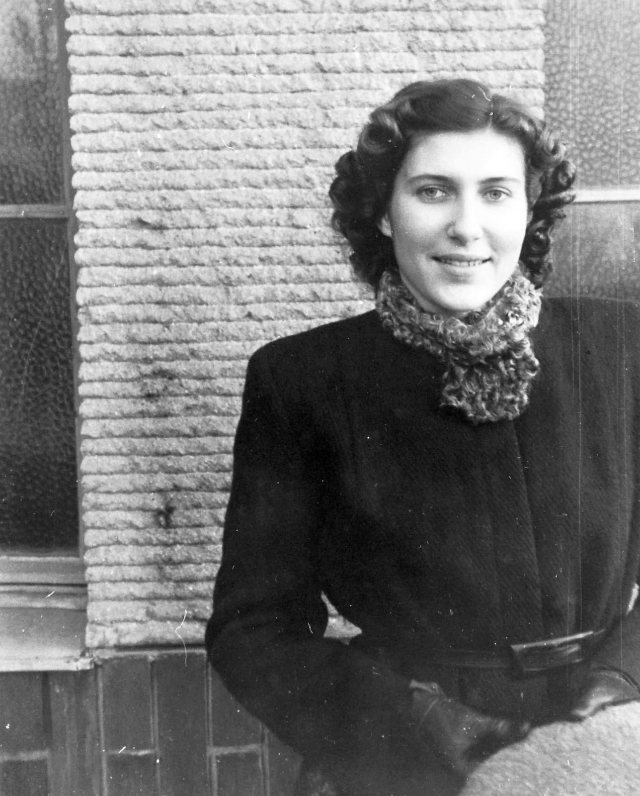 1943, Saly Noémi, kabát, hölgy, Fortepan #14965