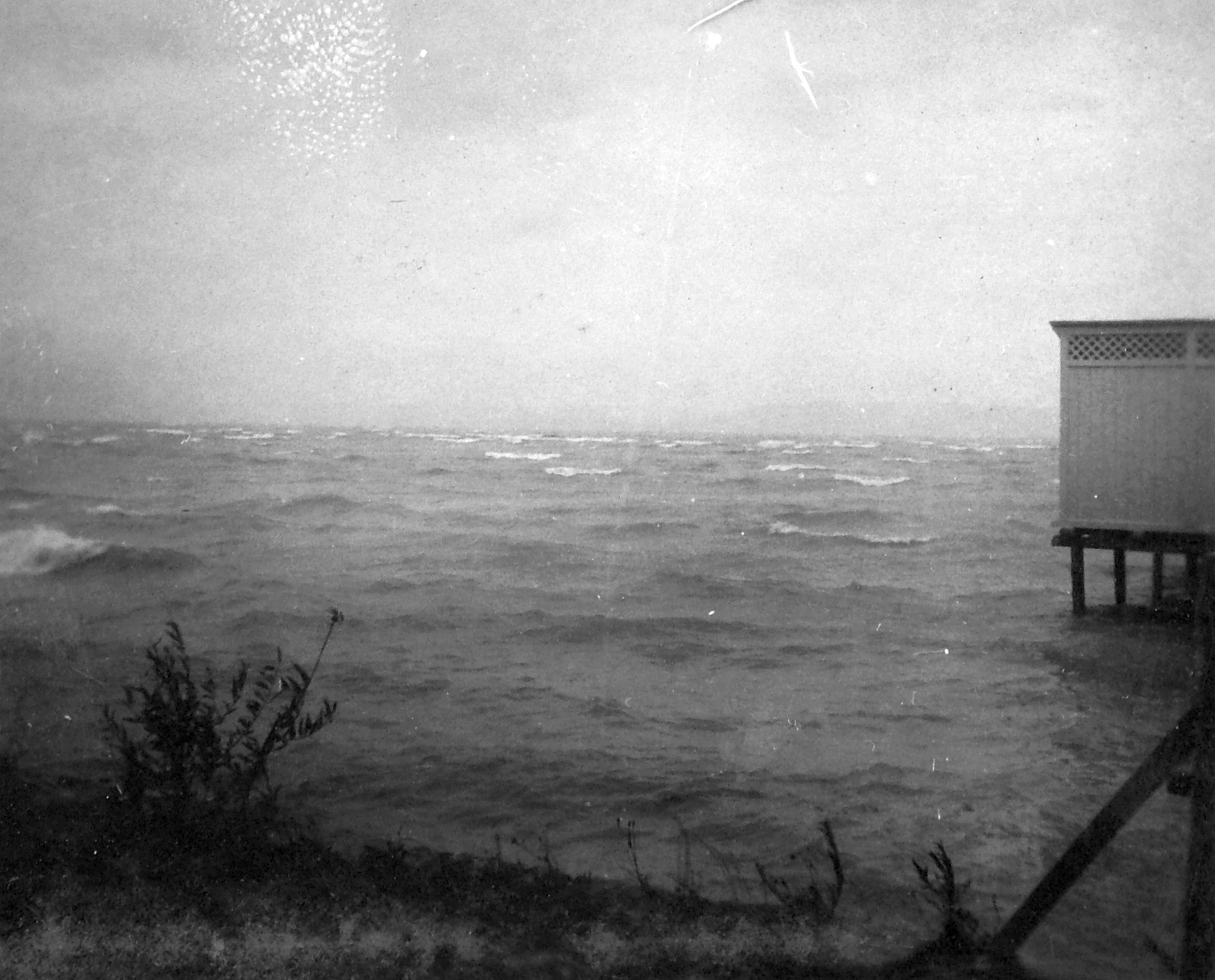 Hungary,Lake Balaton, viharos Balaton., 1939, Saly Noémi, Lake Balaton, storm, wind, Fortepan #15003