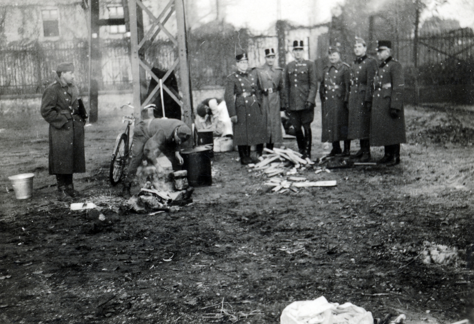 Munkaszolgálatosok parancsnokai., 1942, Barna Imre, magyar katona, tiszt, Fortepan #150062
