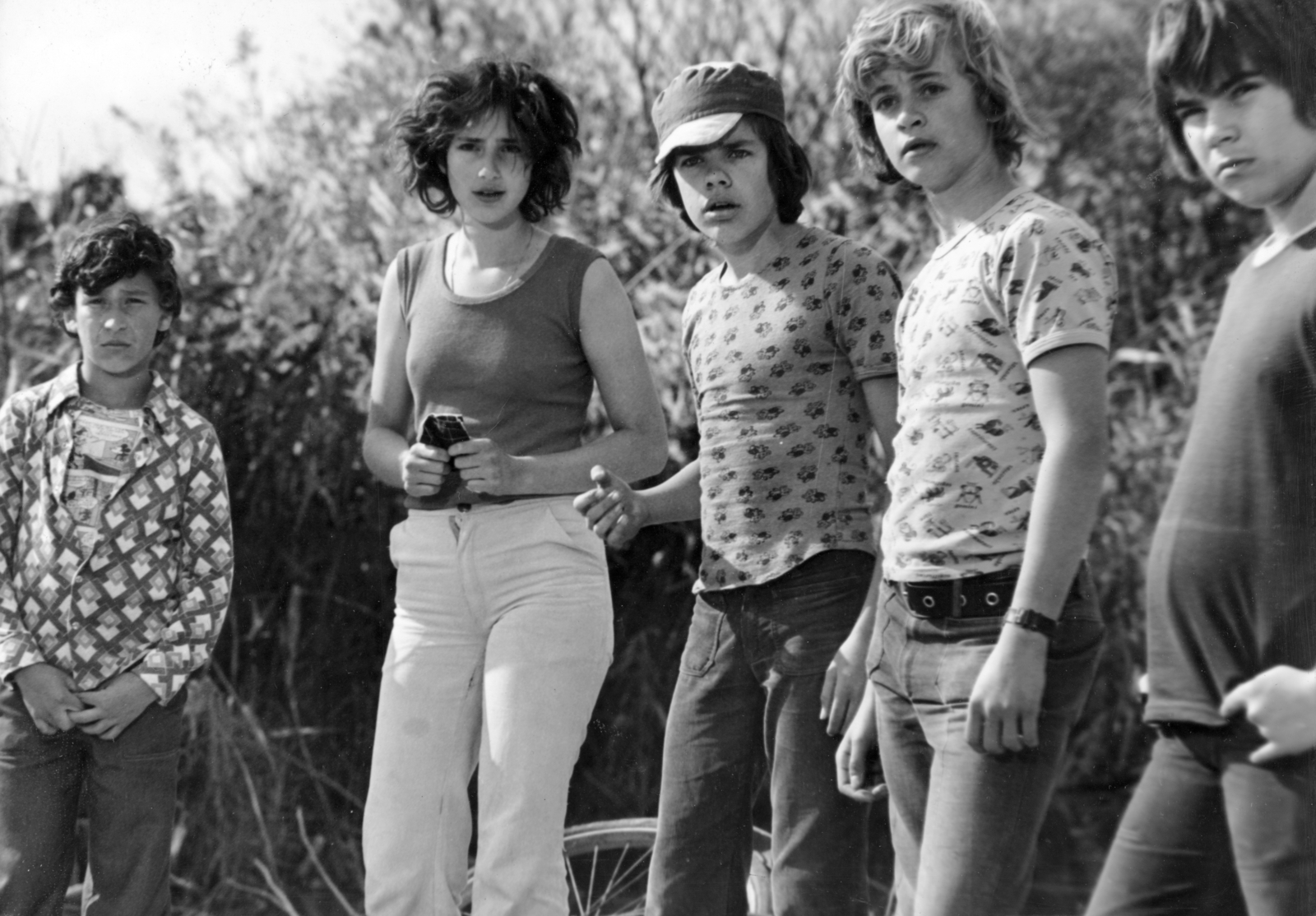 Hungary, gyermekszereplők a Két pont között a legrövidebb görbe című filmben., 1975, Révész György, Jávor István, Fortepan #150249