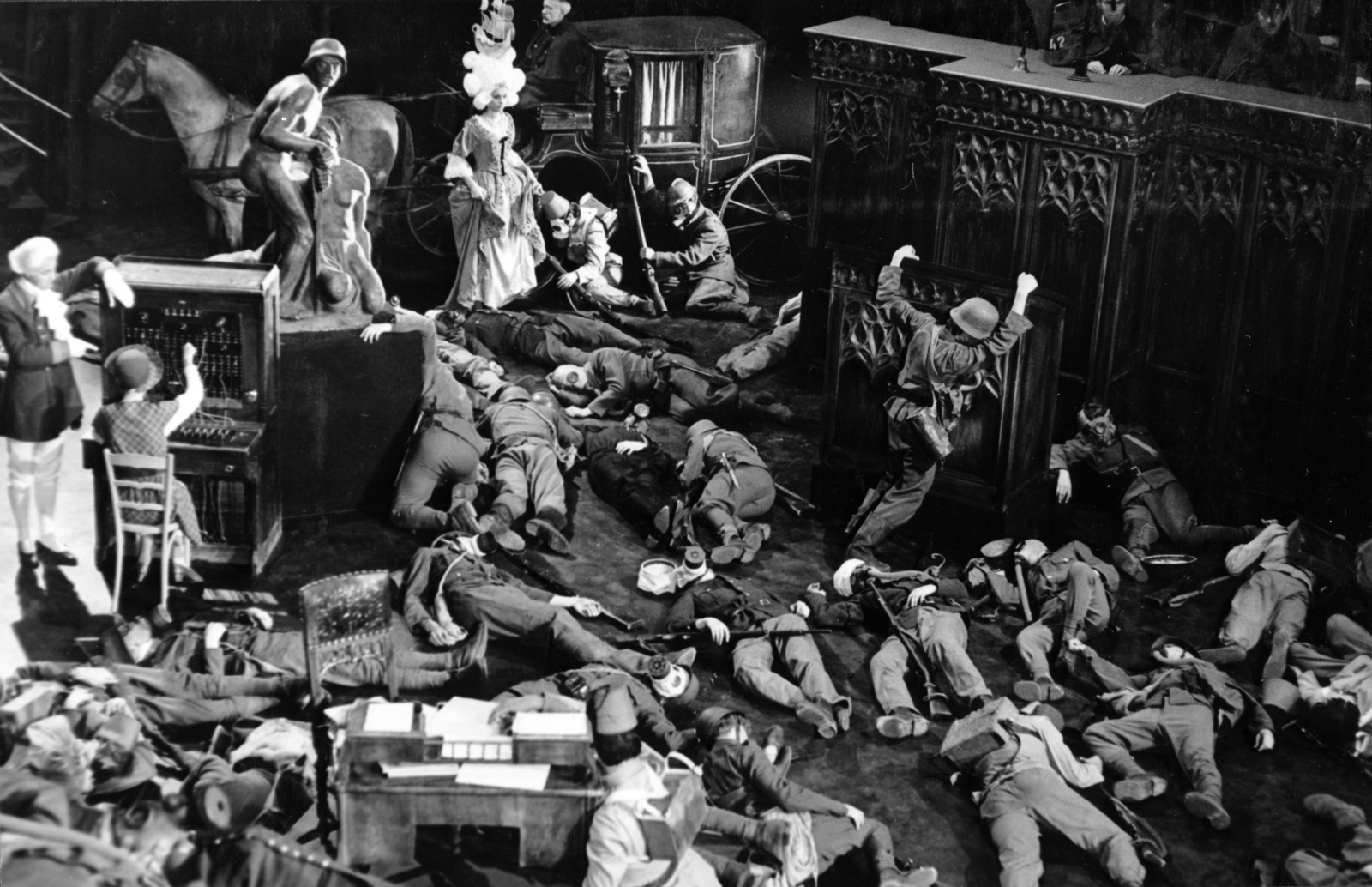 Hungary, az Utazás a koponyám körül című film egyik lázálom jelenete., 1970, Révész György, Fortepan #150278