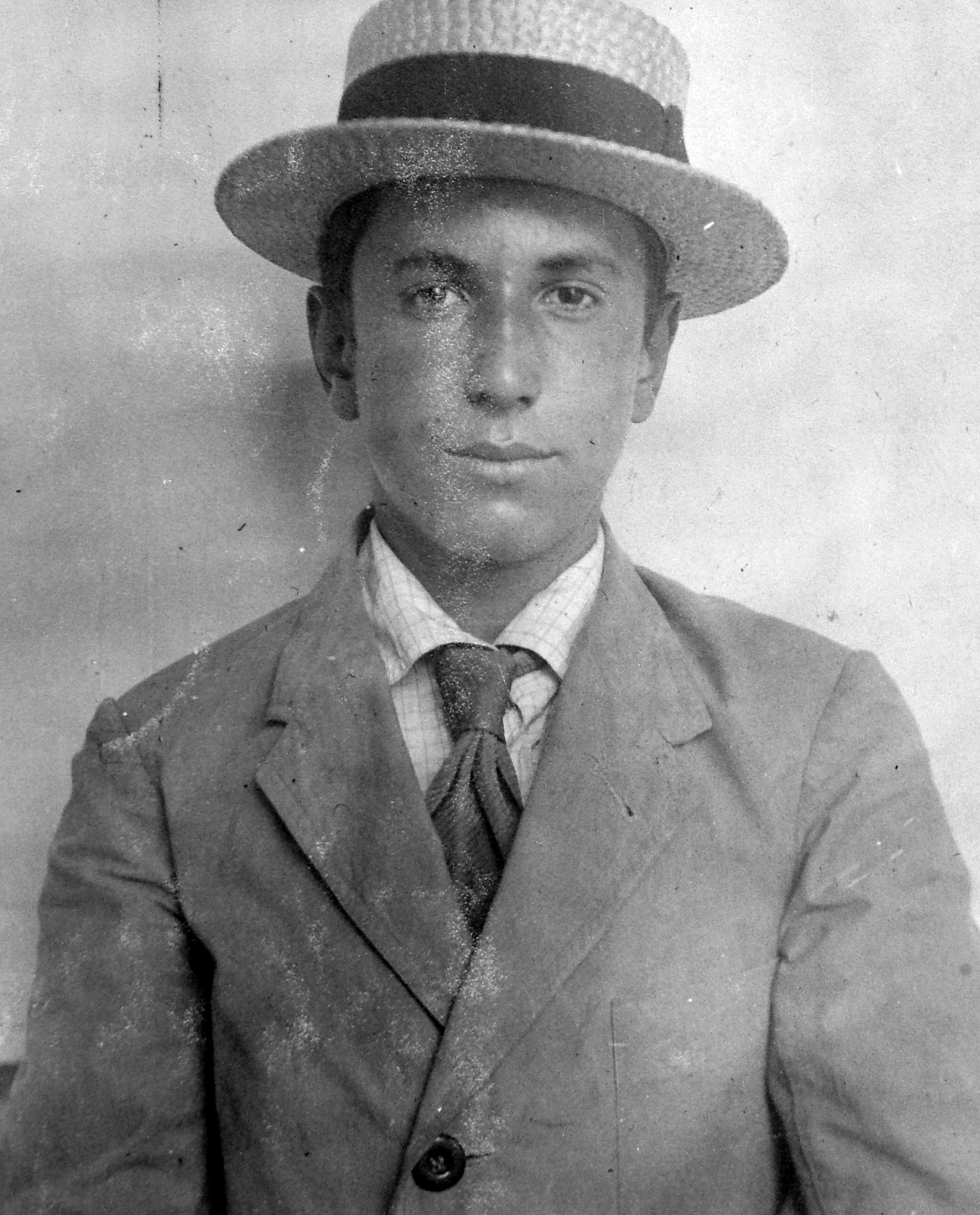 1907, Saly Noémi, portré, kalap, Fortepan #15033