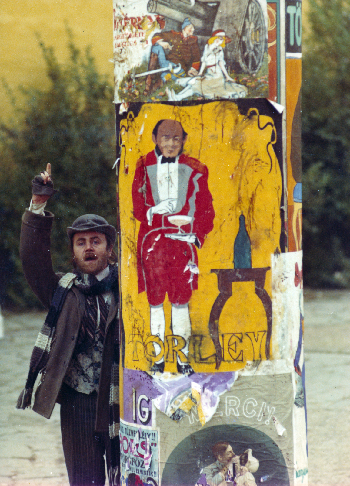 Magyarország, a felvétel a Kakuk Marci című film forgatásakor készült, Haumann Péter színművész., 1973, Révész György, B. Müller Magda, színes, plakát, Fortepan #150401