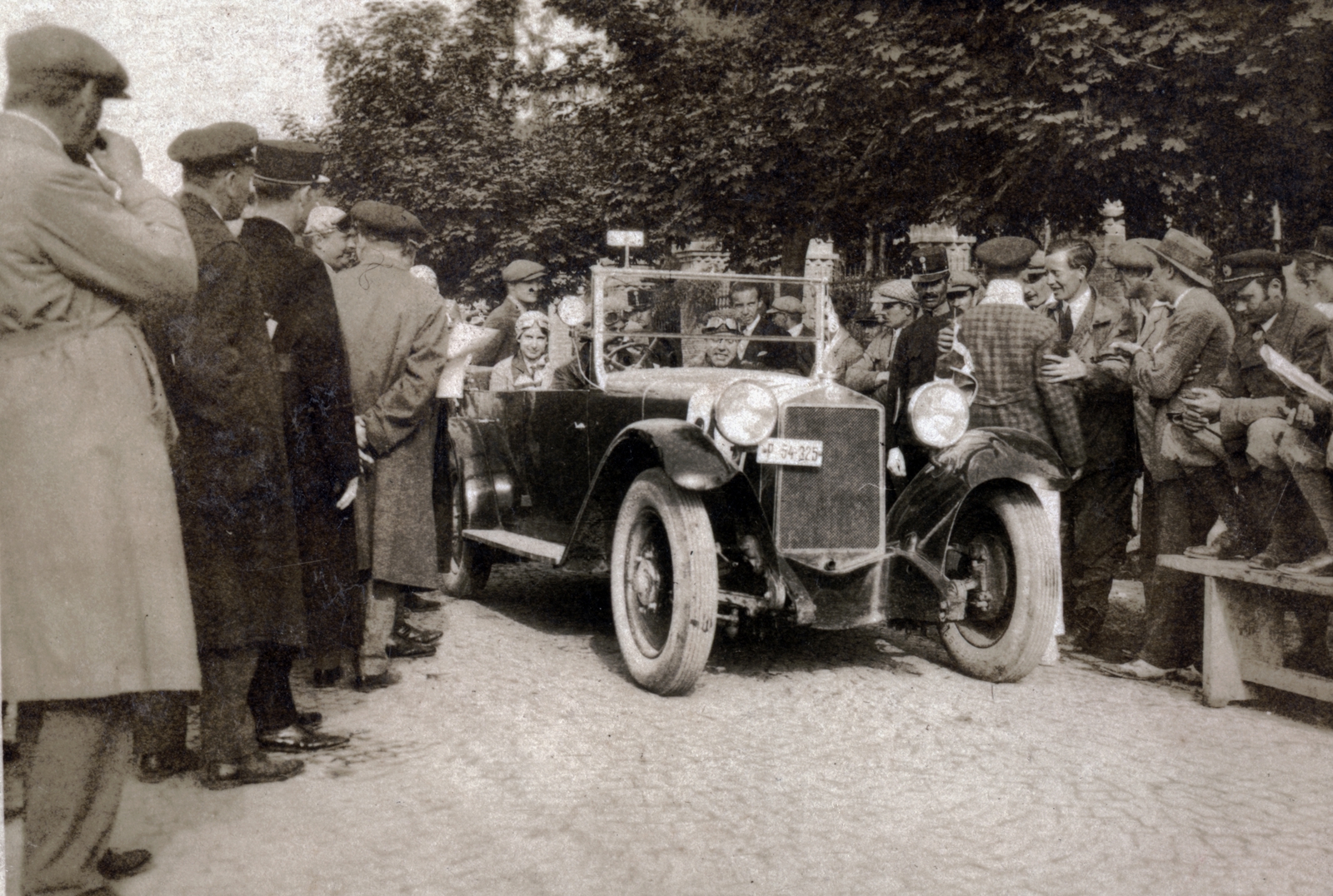 Hungary, Pécs, 1930, Varga Csaba dr., Steyr-brand, automobile, Fortepan #150547