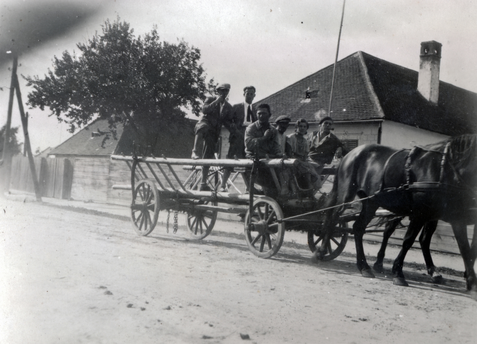 1934, Varga Csaba dr., chariot, Fortepan #150753