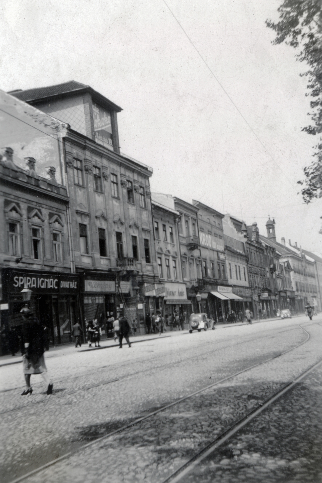 Slovakia, Košice, Fő utca (ulica Hlavná)., 1939, Varga Csaba dr., city centre, Fortepan #150821