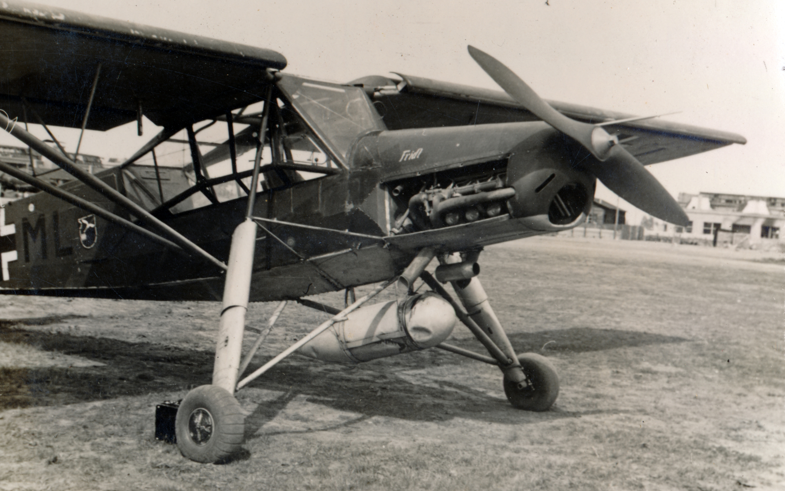 Ukrajna, a Luftwaffe Fieseler Fi-156 futárrepülőgépe., 1943, Varga Csaba dr., Luftwaffe, Fieseler-márka, Fieseler Fi 156 Storch, Fortepan #150847