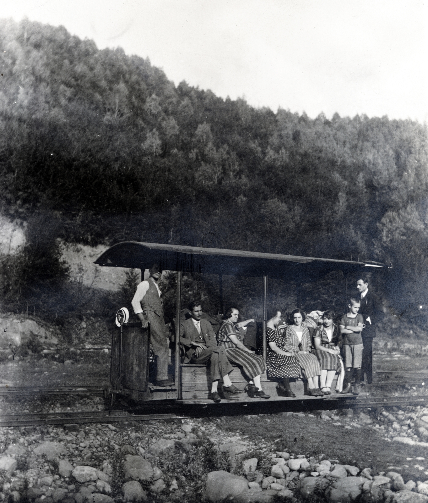 1929, Varga Csaba dr., vagon, kisvasút, Fortepan #150950