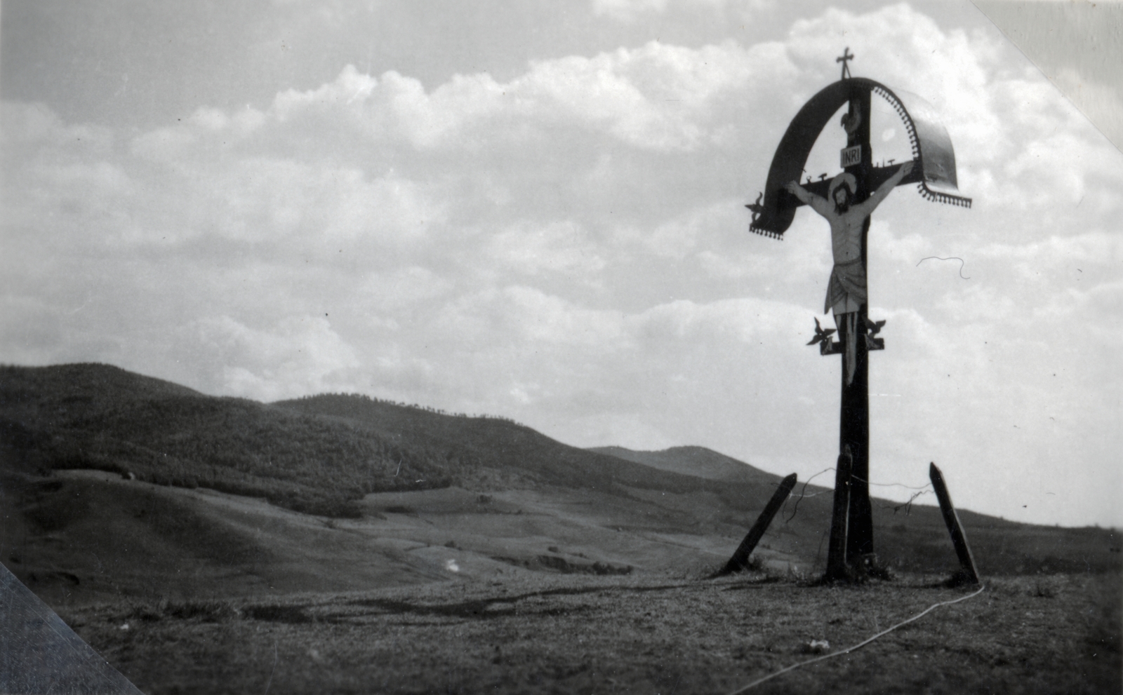 Romania,Transylvania, 1940, Varga Csaba dr., cross, crucifix, Fortepan #151002