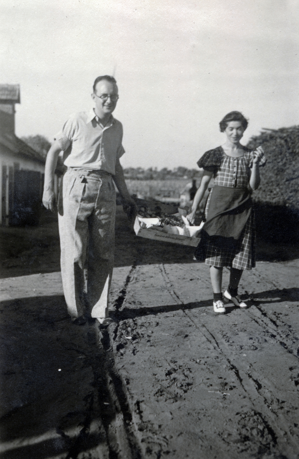 1939, Kőszegi Anna, hordozás, szőlő, Fortepan #151085