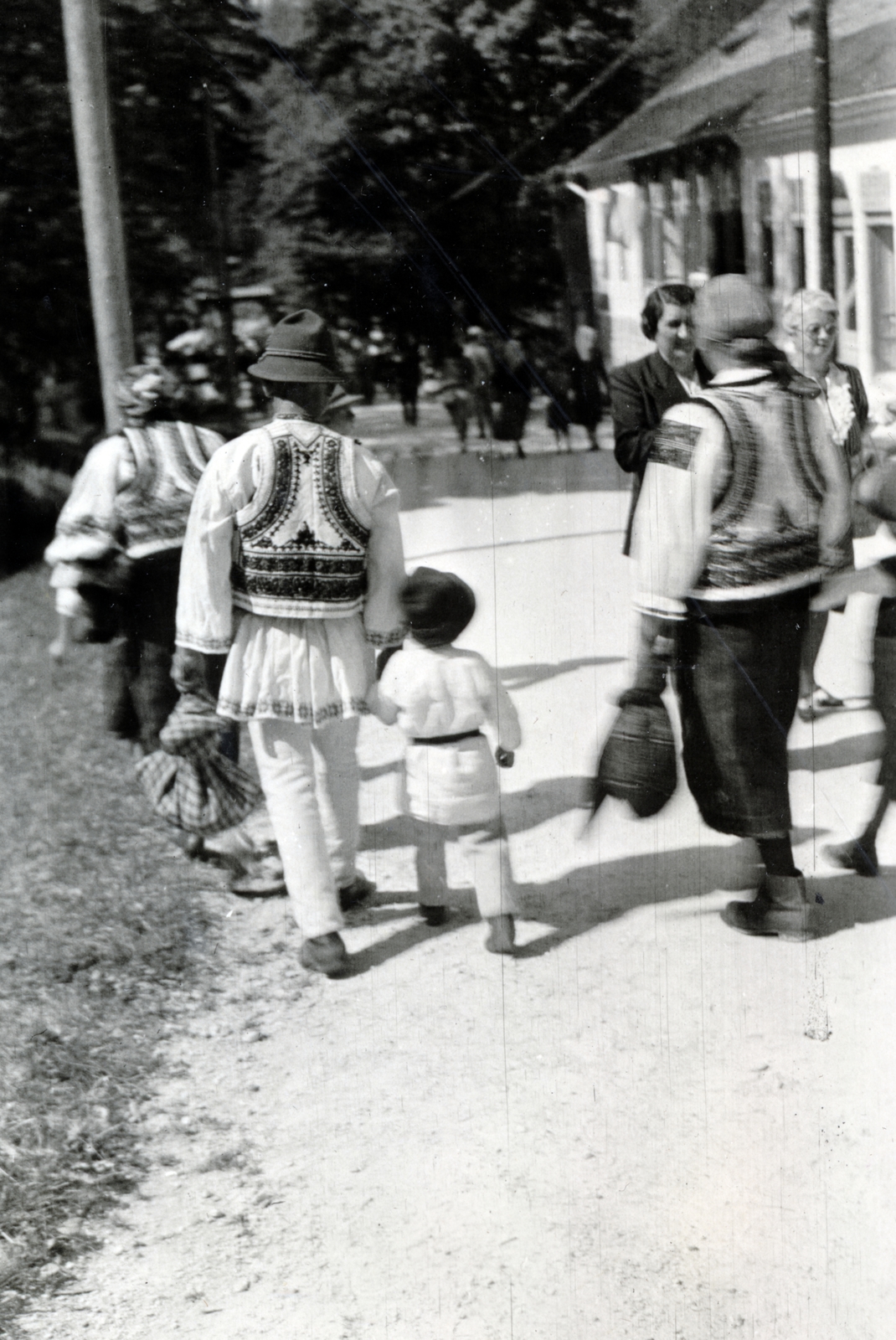 Románia,Erdély, Borszék, 1943, Kőszegi Anna, népviselet, csángó, Fortepan #151113