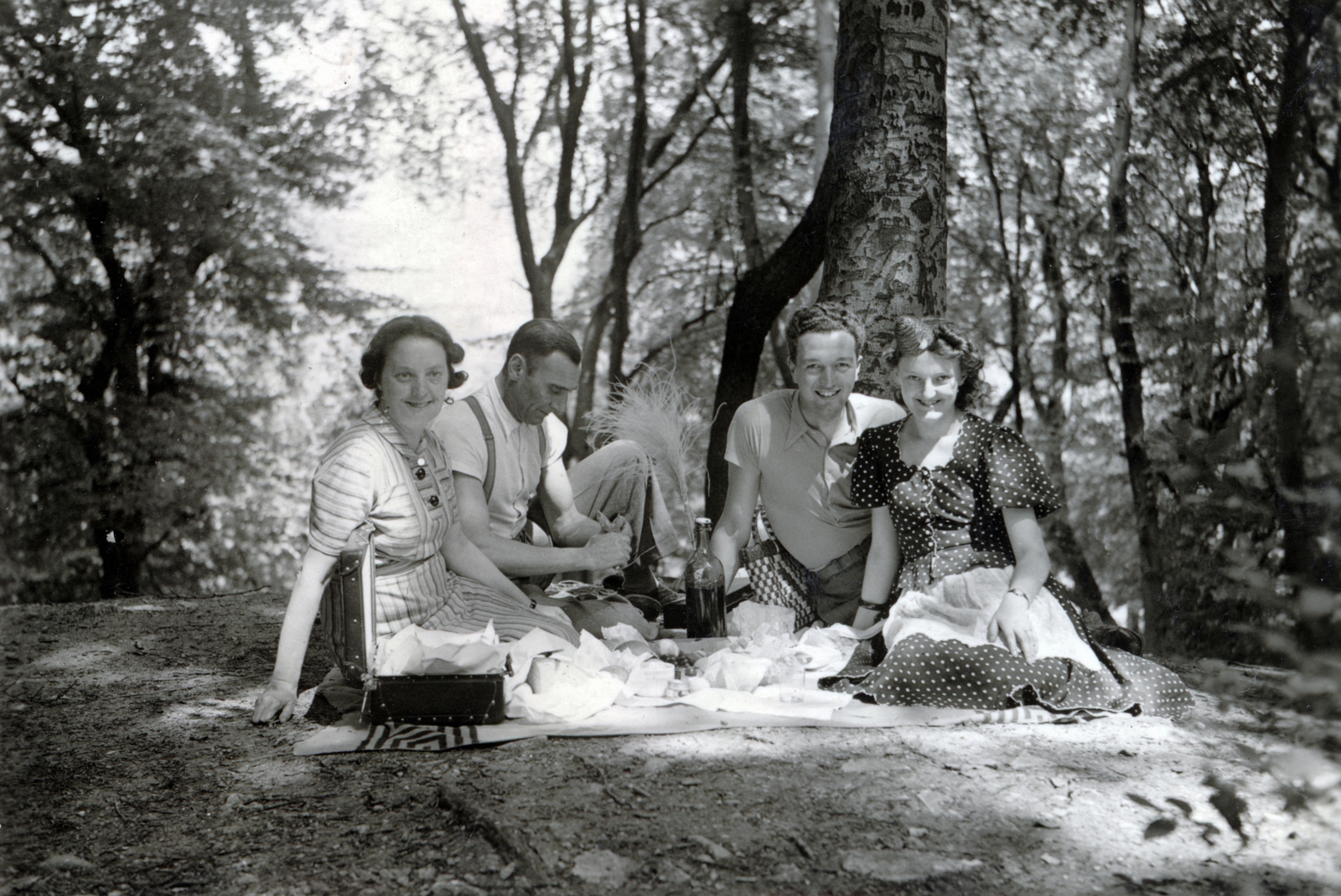 1938, Kőszegi Anna, picnic, Fortepan #151138