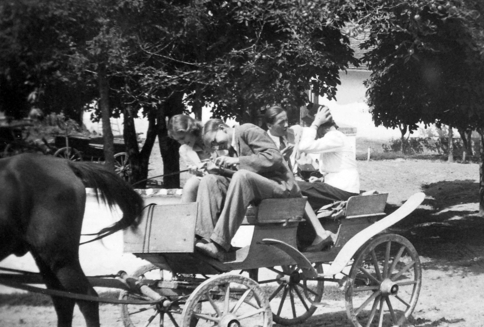 1940, Saly Noémi, coach, fun, Fortepan #15128