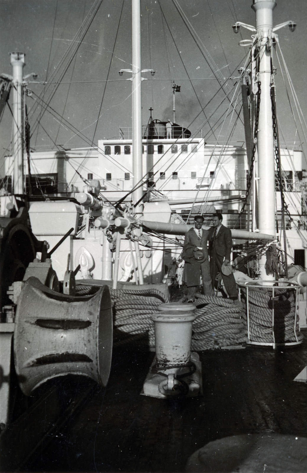 a felvétel a Neptunia óceánjáró fedélzetén készült., 1936, Halmosi Sándor, ship, cruise ship, Fortepan #151298