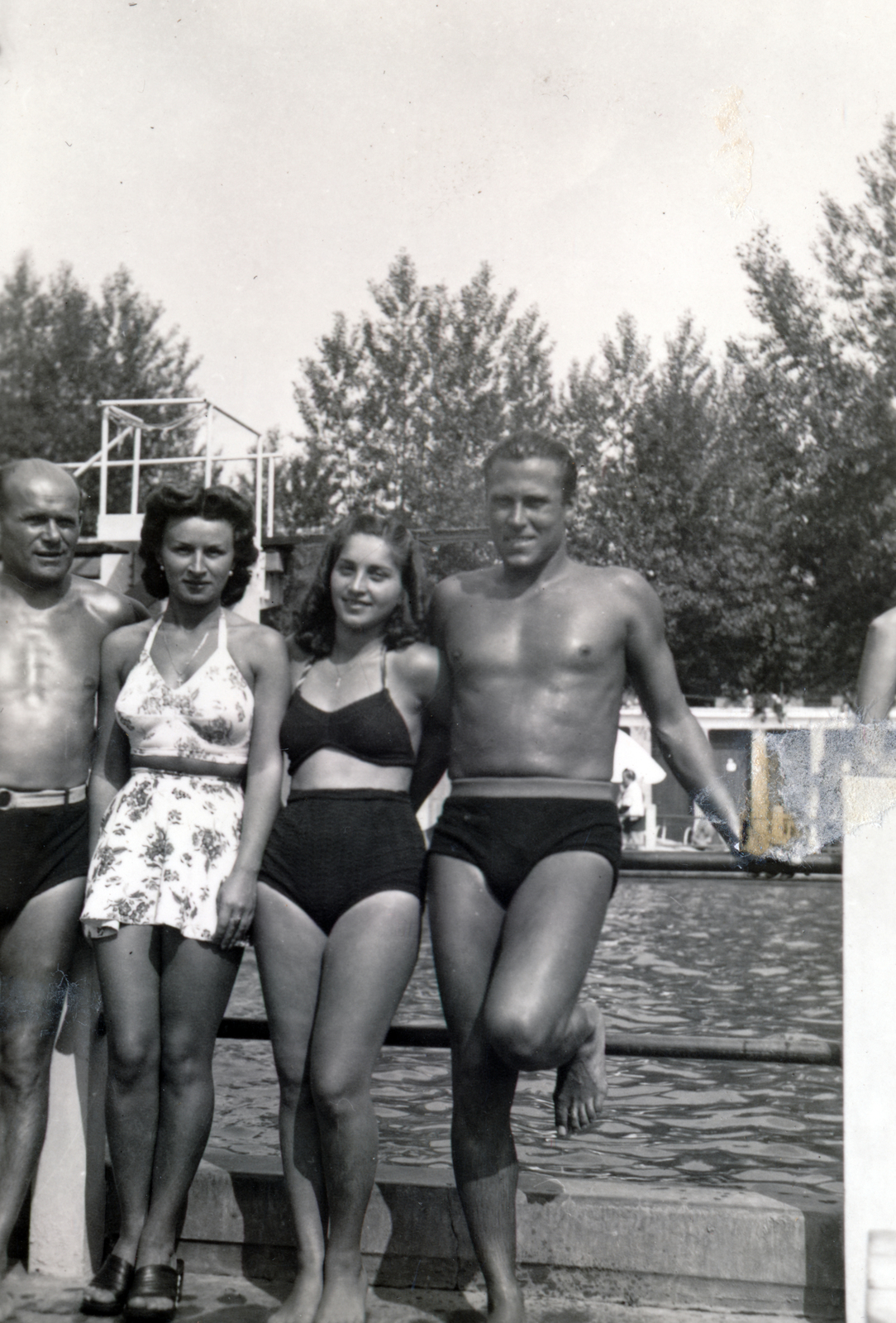 Magyarország, Debrecen, Nagyerdei Strandfürdő., 1935, Halmosi Sándor, napbarnított, Fortepan #151321