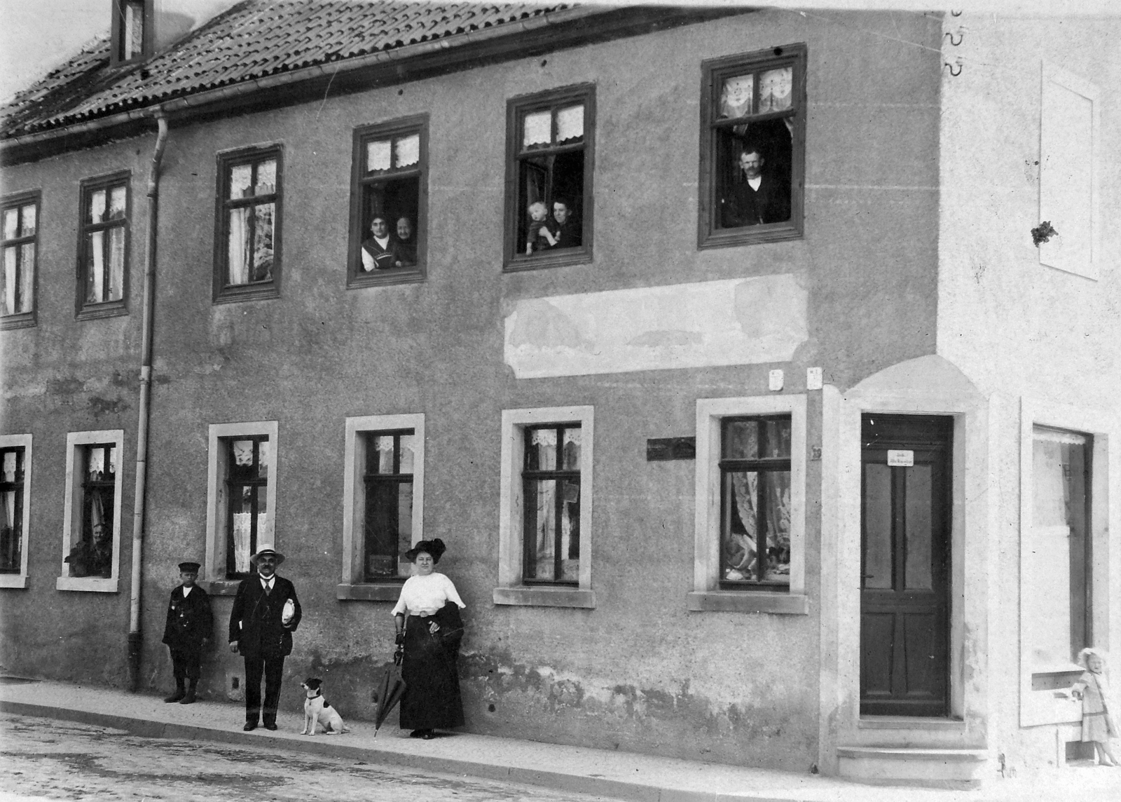 Hungary, Budapest I., Krisztinaváros, 1897., 1900, Saly Noémi, dog, house, Budapest, Fortepan #15179