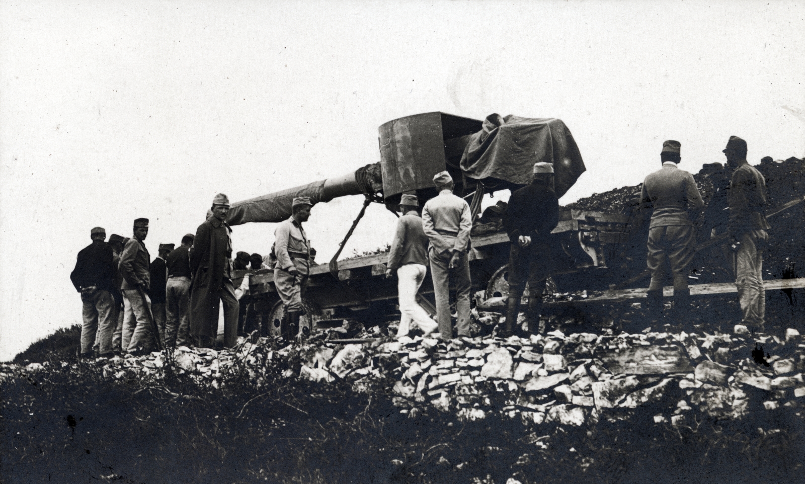 1916, Tarbay Júlia, cannon, Fortepan #151795