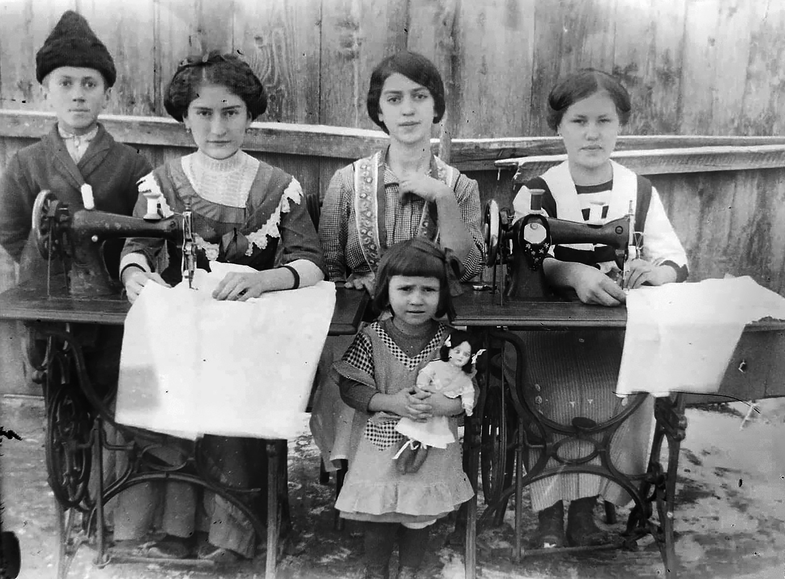 1922, Fogel József, doll, sewing machine, Fortepan #151846