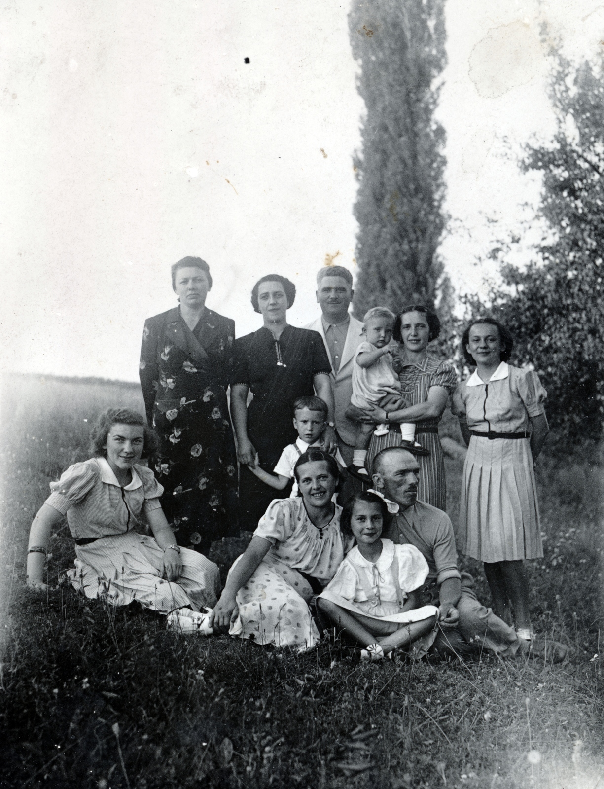 1939, Gyurász Mária, tableau, poplar, Fortepan #152000
