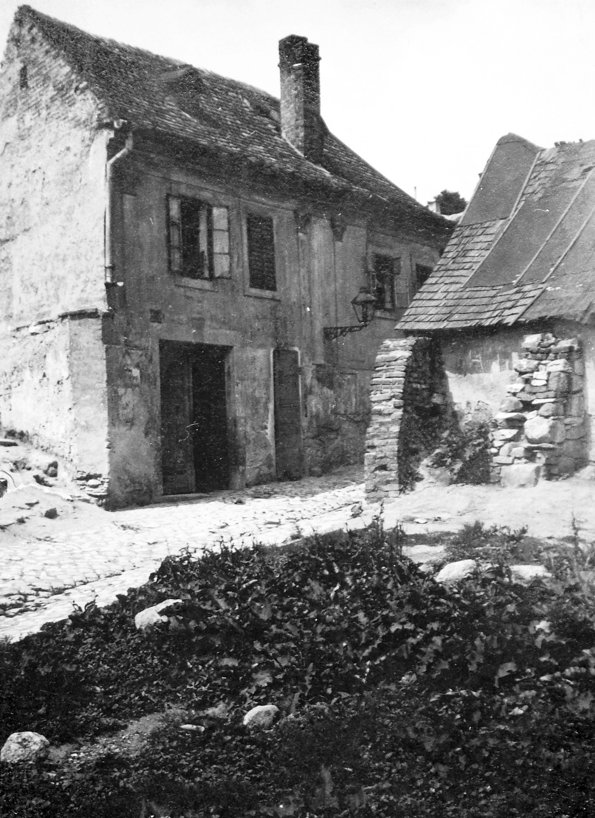 Hungary, Tabán, Budapest I., Holdvilág utca., 1931, Saly Noémi, Budapest, house, disappeared, Fortepan #15223