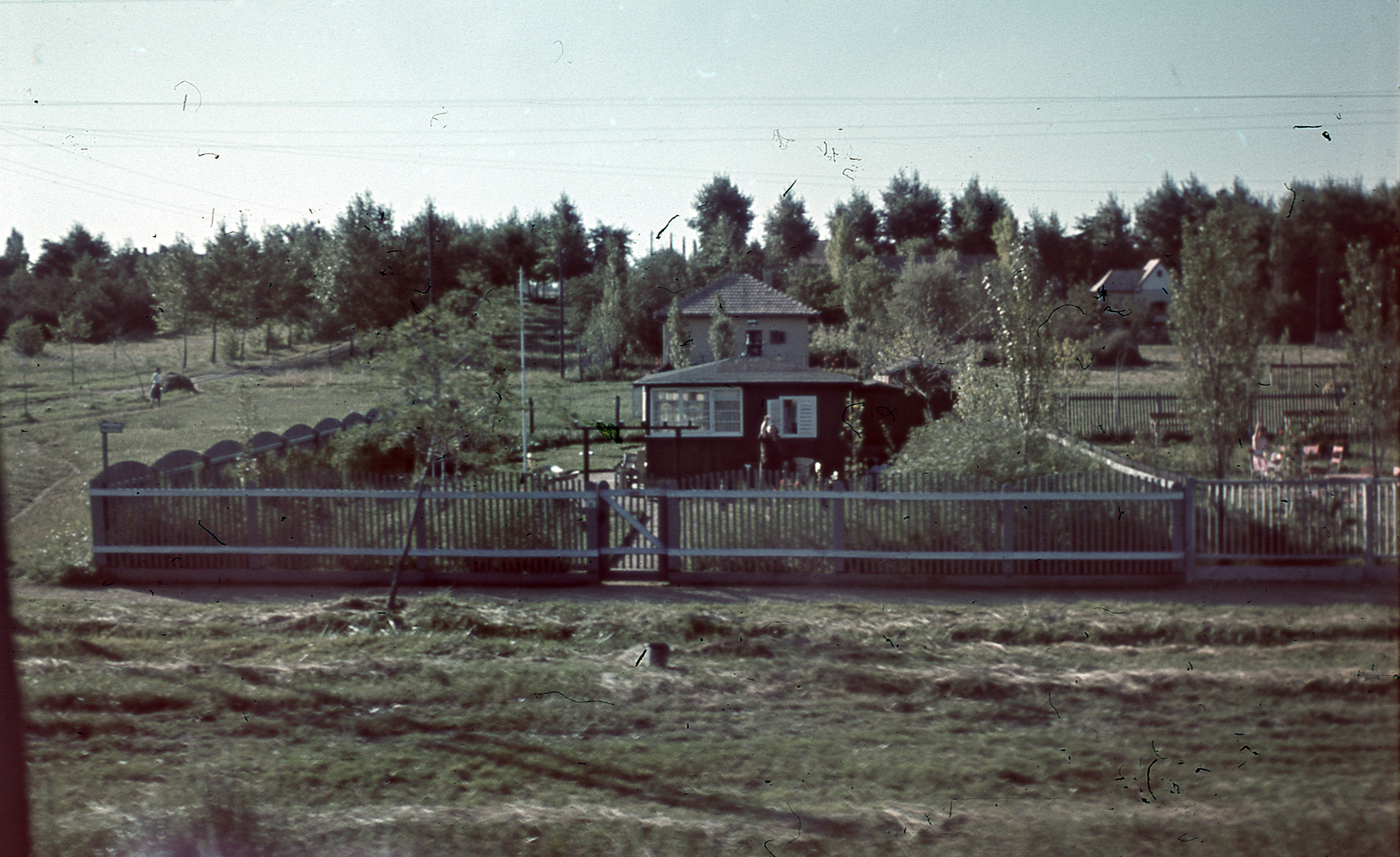 Hungary, Agárd, Vasút utca 33., 1940, Miklós Lajos, colorful, holiday house, Fortepan #152900