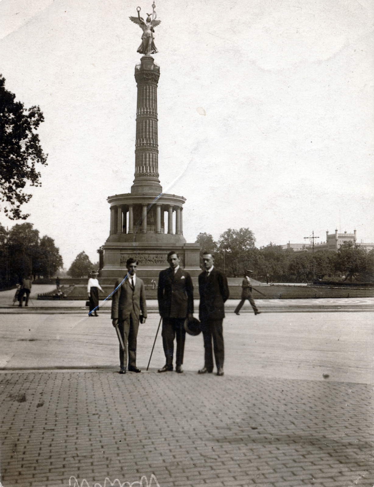 Germany, Berlin, Königsplatz (később Platz der Republik), Győzelmi oszlop (Siegessäule)., 1921, Müller család, Fortepan #153127