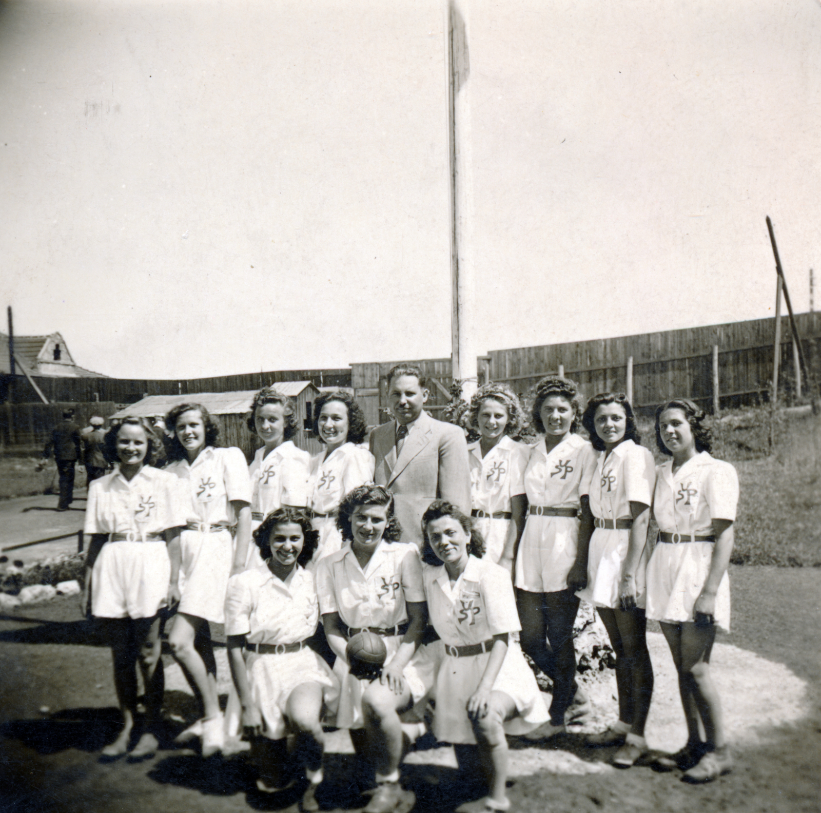 Hungary, Budapest IV., 1938, Somló Cecília, sport jersey, handball, Budapest, Fortepan #153153