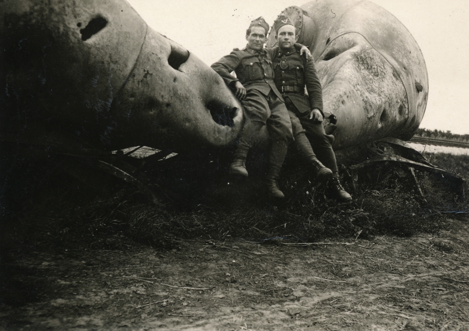 1942, Fortepan/Album022, wreck, Fortepan #153610