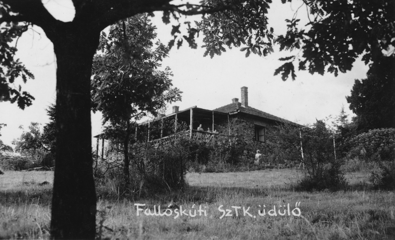 Hungary, Mátraszentimre, Fallóskút, SZTK üdülő., 1958, Friedmann Ágnes, freestone, Fortepan #154246