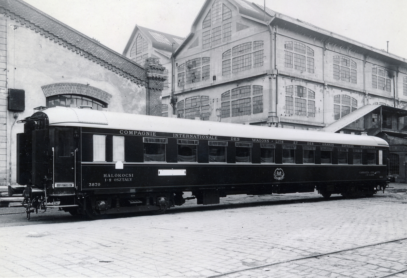 1940, Surányi Sándor - György József, Hungarian Railways, sleeping car, Fortepan #154686