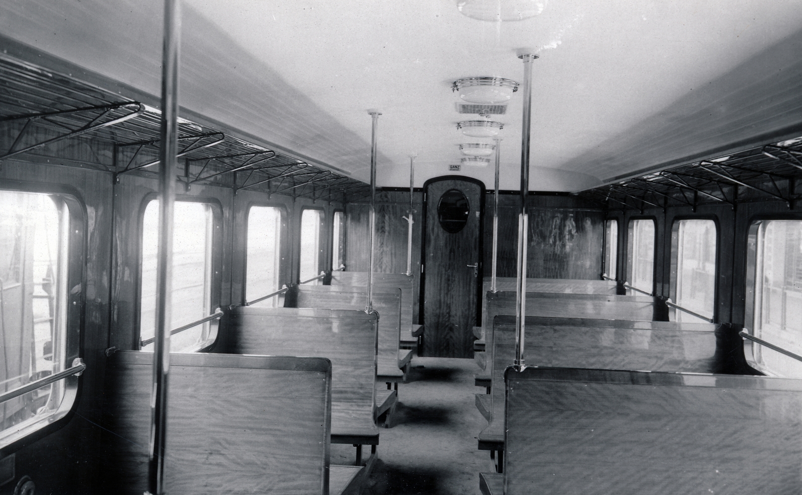 1937, Surányi Sándor - György József, cabin, coach, Fortepan #154794