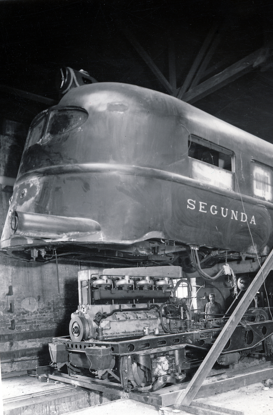 1937, Surányi Sándor - György József, vasúti szerelvény, Fortepan #154804