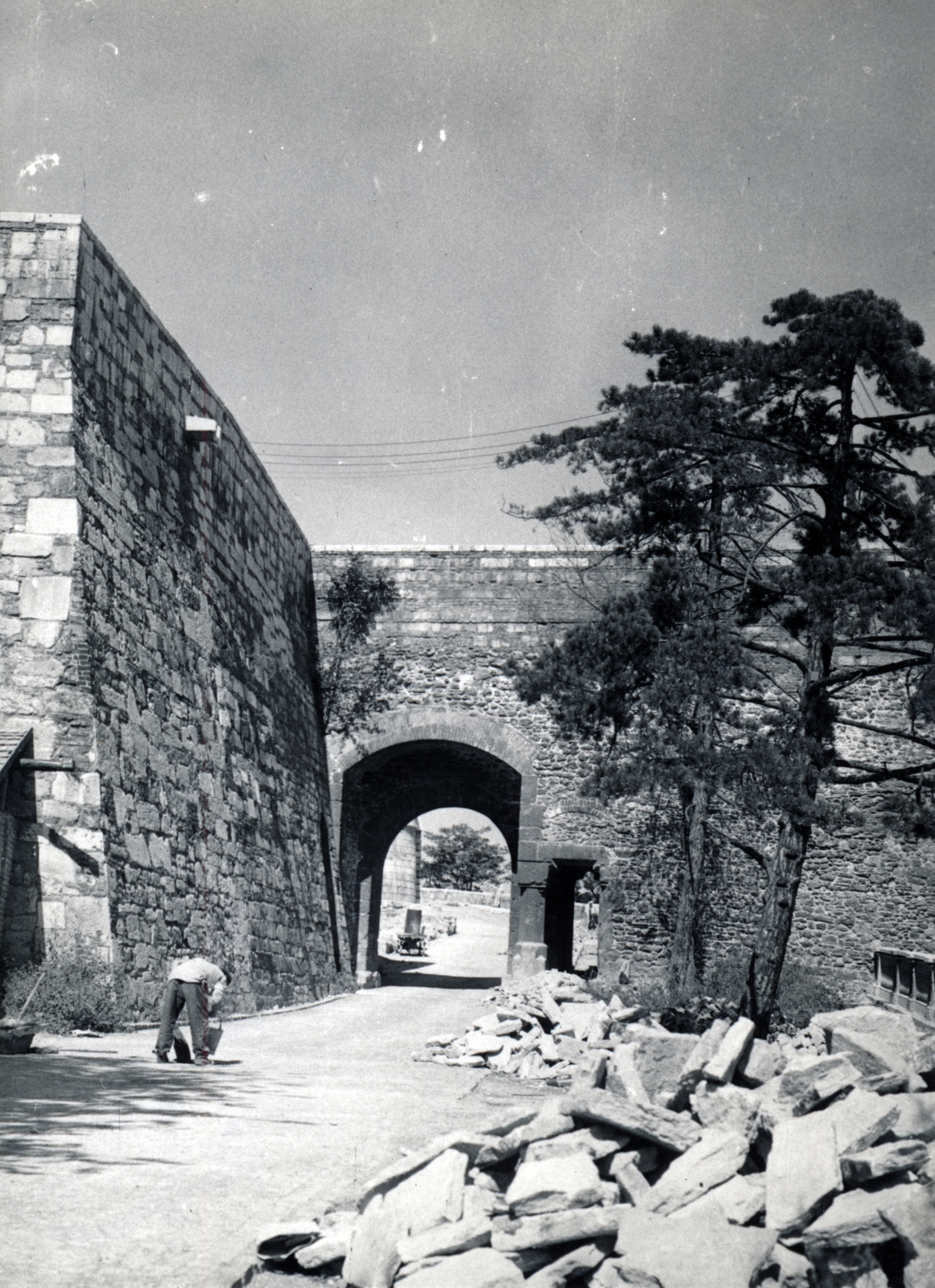 Hungary, Budapest I., Sikló utca., 1962, Magyar Nemzeti Galéria/Adattári Gyűjtemény, Budapest, Fortepan #155814