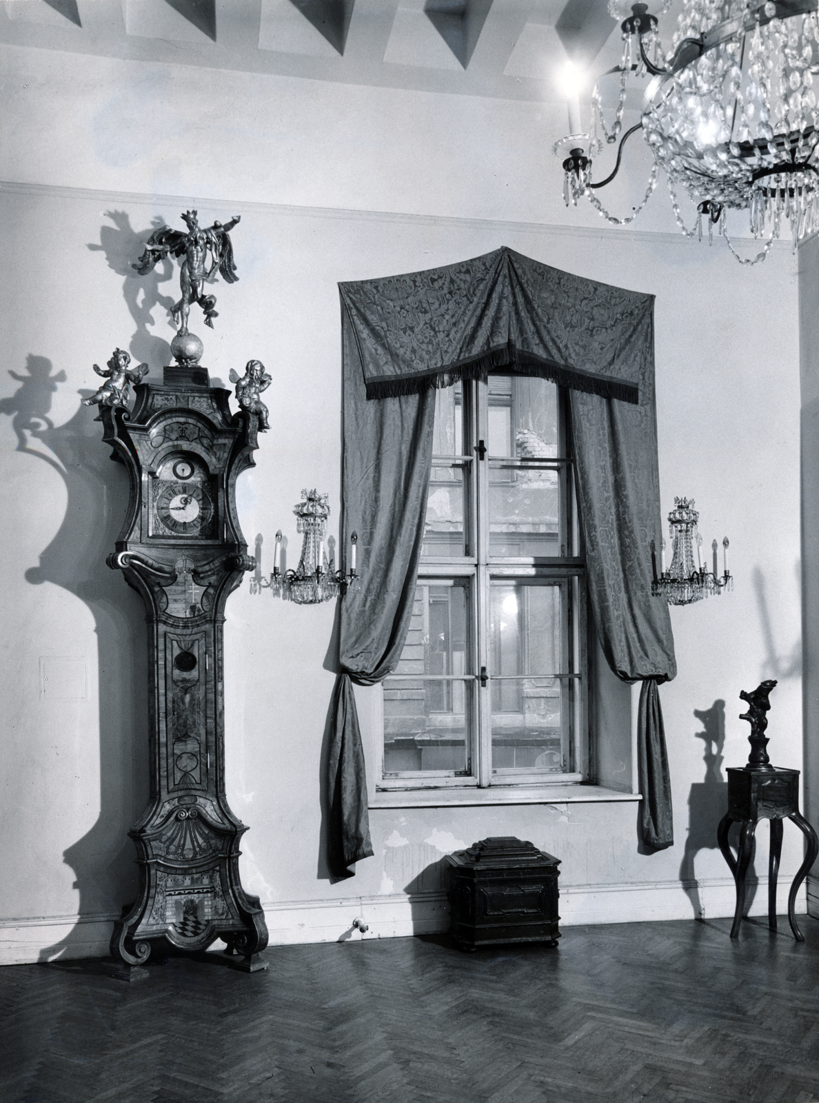 Hungary, Budapest V., Károlyi (Egyetem) utca 6., Károlyi-palota, Fővárosi Képtár (később Petőfi Irodalmi Múzeum)., 1947, Magyar Nemzeti Galéria/Adattári Gyűjtemény, Budapest, interior, Fortepan #155961