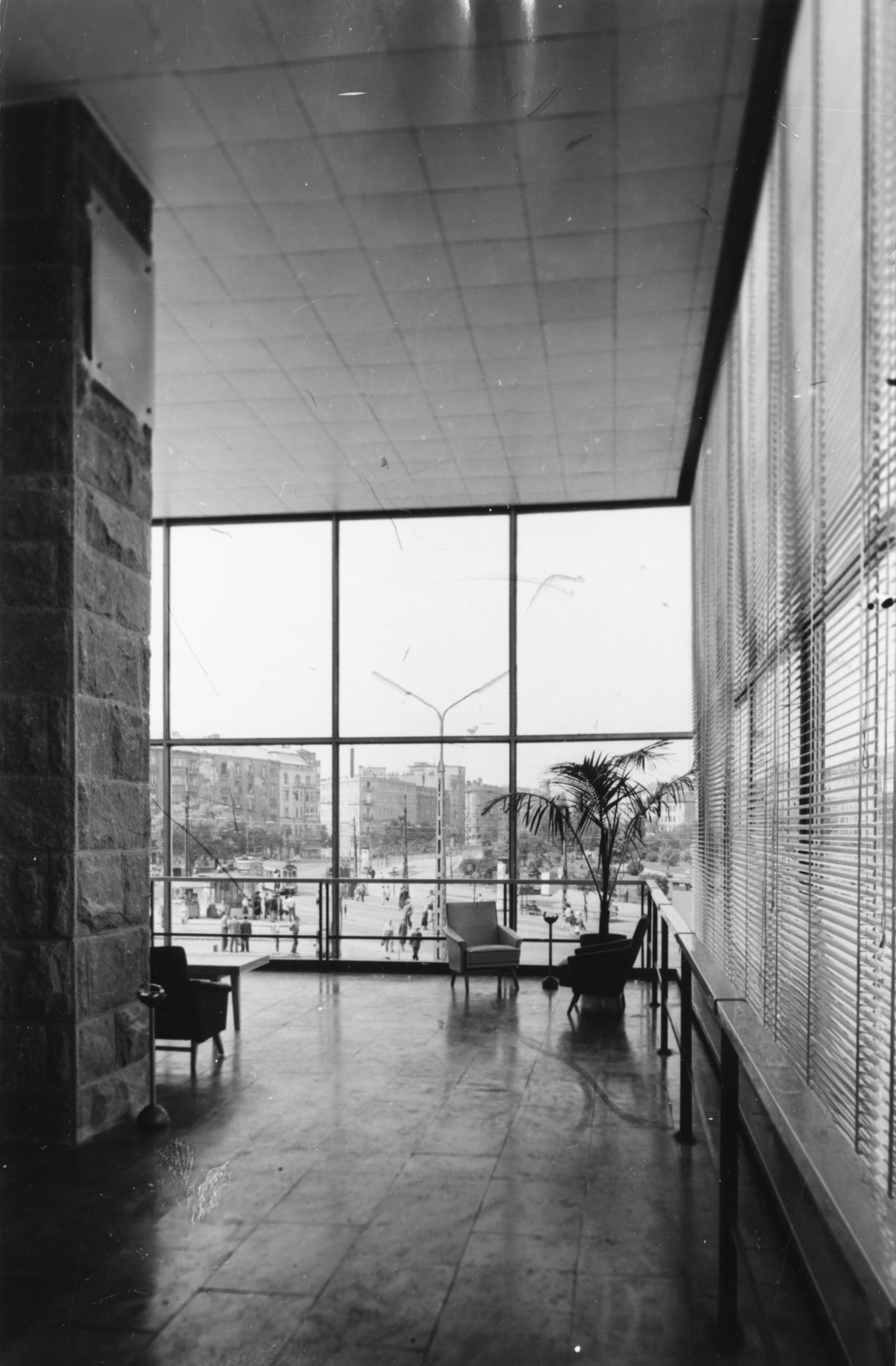 Magyarország, Budapest I., a Déli pályaudvar új pénztárcsarnoka., 1962, Racsmány Dömötör, Budapest, Fortepan #155983