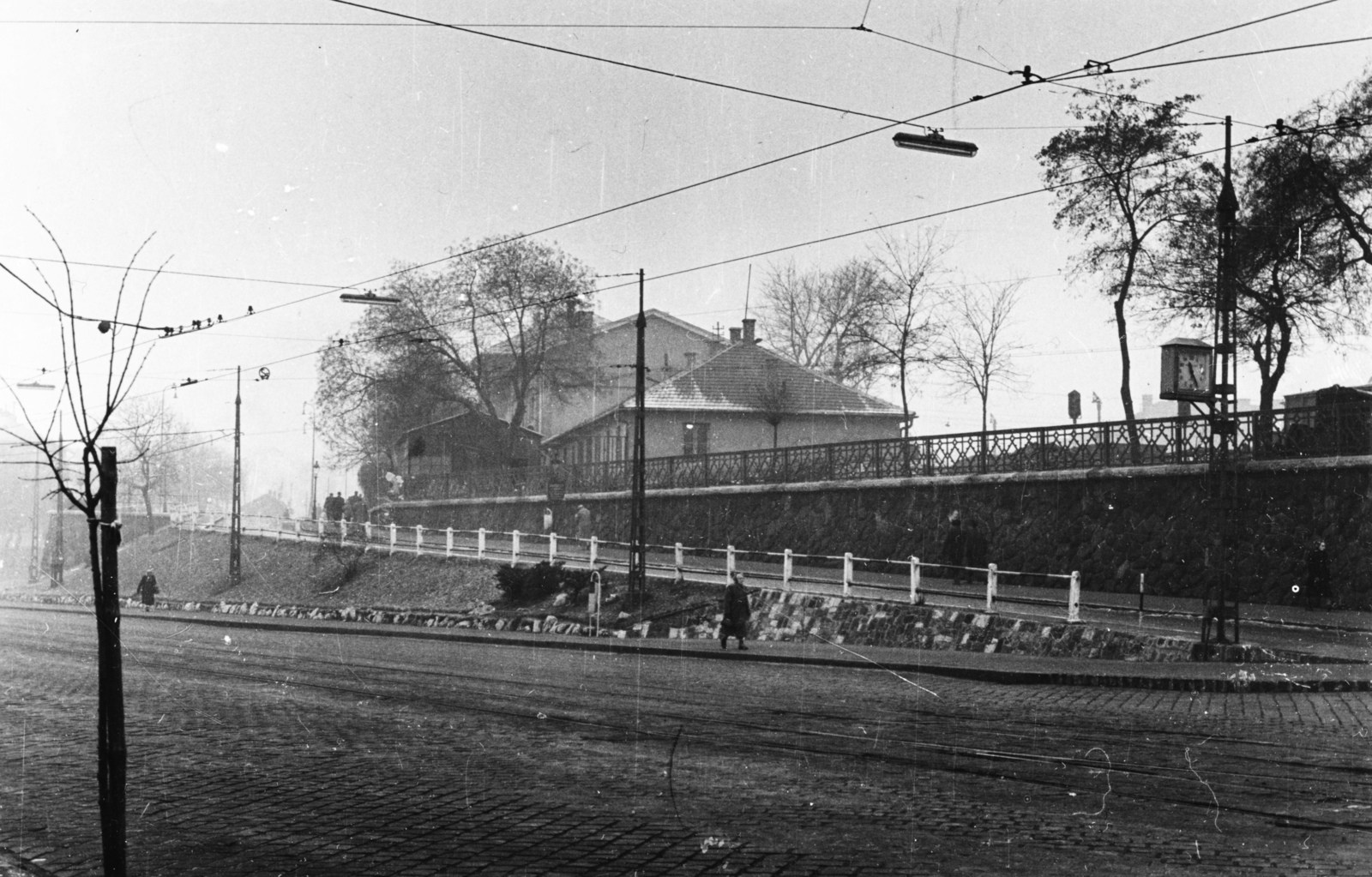 Magyarország, Budapest I., Krisztina körút, szemben a Déli pályaudvar indulási oldala, a felvétel az átépítés előtt készült., 1962, Racsmány Dömötör, Budapest, Fortepan #156019