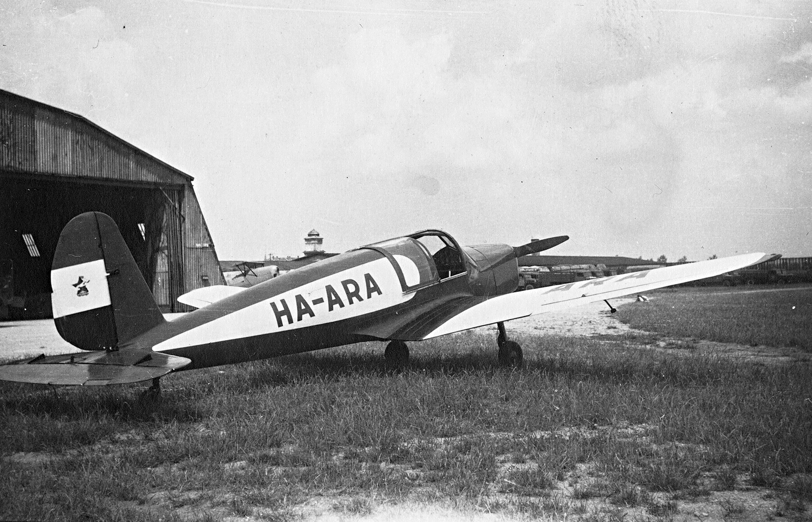 Hungary, Mátyásföld Airport, Budapest XVI., Arado Ar 79 típusú repülőgép., 1953, Erky-Nagy Tibor, transport, German brand, airplane, airport, Arado-brand, Budapest, Fortepan #15620