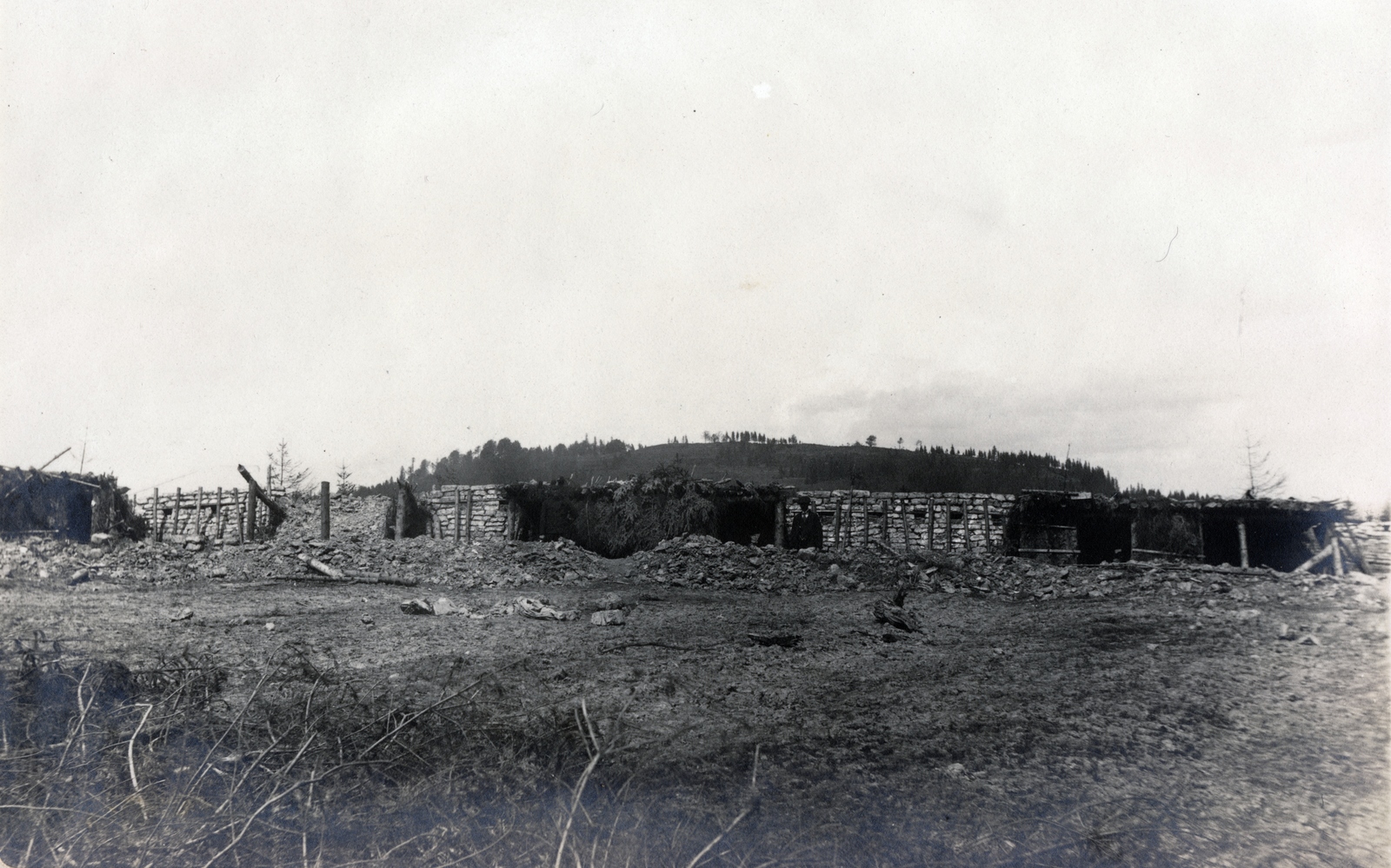 1915, Glatz Ödön, első világháború, fedezék, Fortepan #156445
