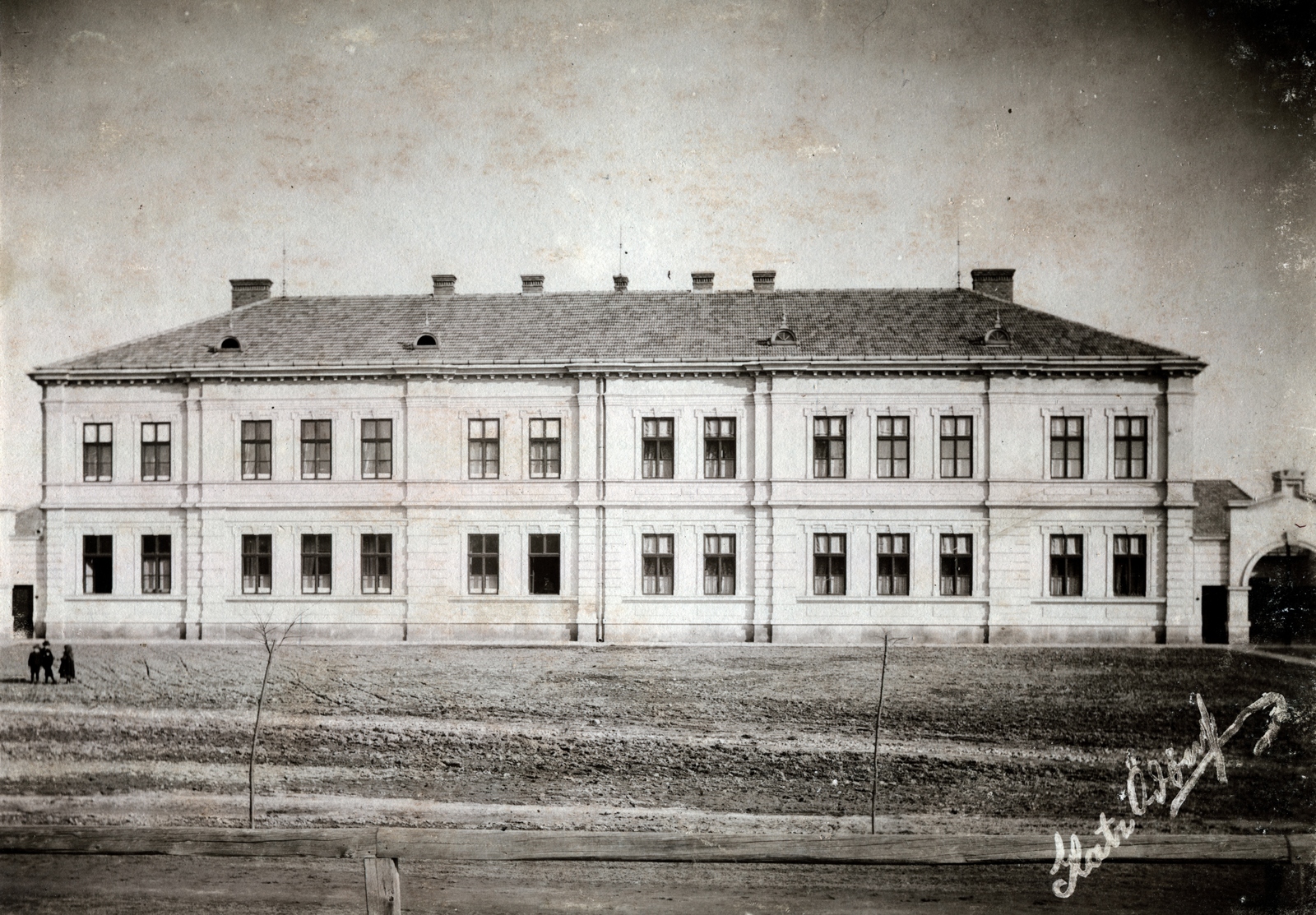 Hungary, Esztergom, Szent István (Káptalan) tér, Kanonoki palota., 1900, Glatz Ödön, palace, Fortepan #156504